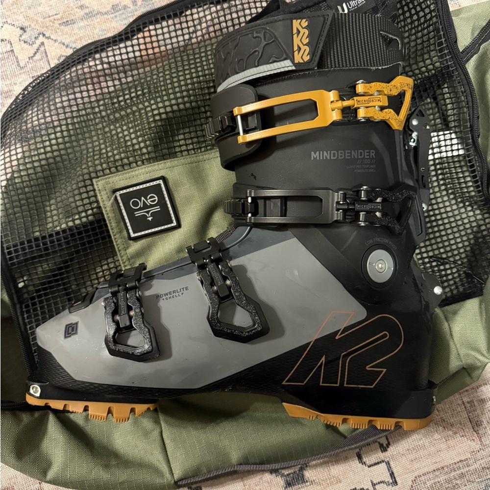 K2 Mindbender Men's Ski Boots - Black and Gold